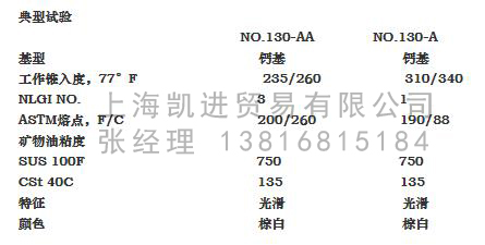 威氏Lubriplate 130-AA防水潤滑脂